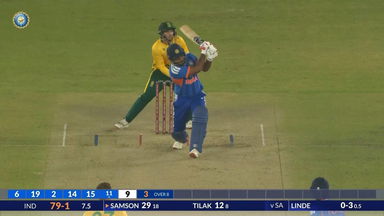 IND vs SA 2025, 5th T20I: Sanju Samson Six