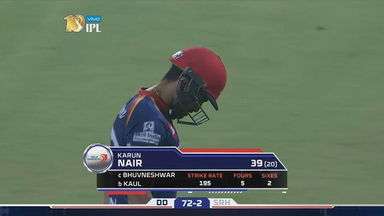 M40: DD vs SRH – Karun Nair Wicket