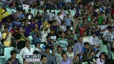 Match 15 KKR vs RR – Goswami's Wicket