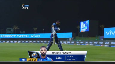 M55: SRH vs MI – Hardik Pandya Wicket