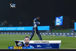 M55: SRH vs MI – Hardik Pandya Wicket