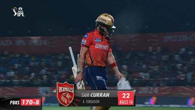 M58: PBKS vs RCB  – Sam Curran Wicket