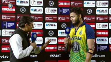 SMAT 2023 PQF 2, Assam vs Bengal: Riyan Parag Interview