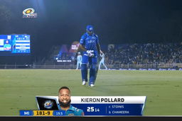 M26: MI vs LSG – Kieron Pollard Wicket