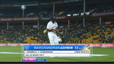 IND vs SL 2022, 2nd Test, Day 2: Ravichandran Ashwin Wicket