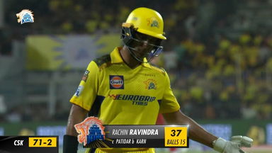 M01: CSK vs RCB – Rachin Ravindra Wicket