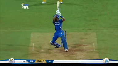 M15: MI vs CSK – Hardik Pandya Six