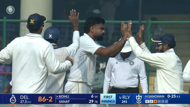 Ranji Trophy 2025, Delhi vs Railways, Day 2: Match Highlights