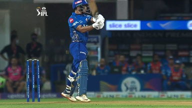 M44: RR vs MI – Ishan Kishan Six