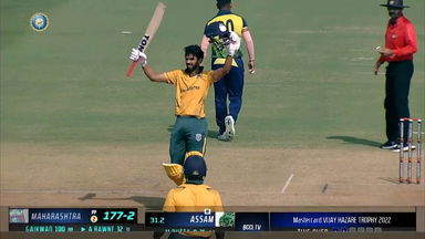 Vijay Hazare Trophy 2022: Red-hot Ruturaj smashes another massive ton