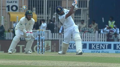 IND vs SA 2019, 3rd Test, Day 1: Rohit Sharma Six