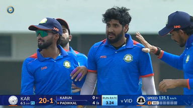 Vijay Hazare Trophy 2025-26 SF1, Karnataka vs Vidarbha: Match Highlights