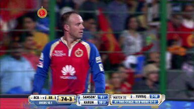 M35: RCB vs RR –  Sanju Samson Six