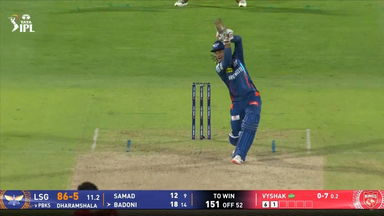 IPL 2025 M54: PBKS vs LSG - Ayush Badoni Six