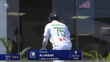 IND vs BAN 2024, 2ND Test: Shakib Al Hasan Wicket