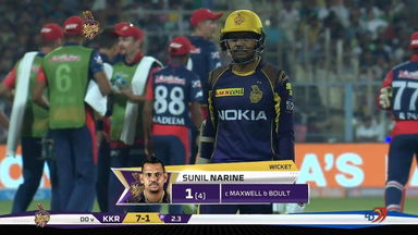 M13: KKR vs DD – Sunil Narine Wicket
