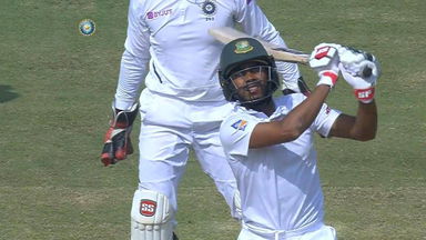 IND vs BAN 2019, 1st Test, Day 3: Mehidy Hasan Six