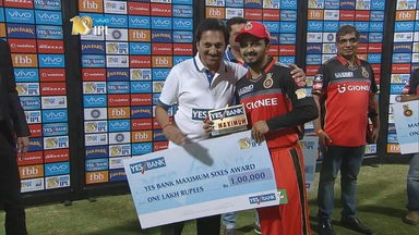 M5: RCB vs DD – YES Bank Maximum Sixes – Kedar Jadhav