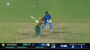 IND vs SA 2022, 2ND T20I: David Miller  Six