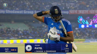 IND vs AUS 2023-24, 4TH T20I: Axar Patel Wicket