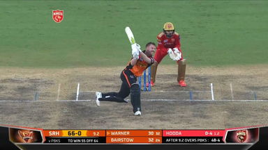 M14: PBKS vs SRH   – David Warner Six