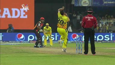 M17: SRH vs CSK –  Karan Sharma Six