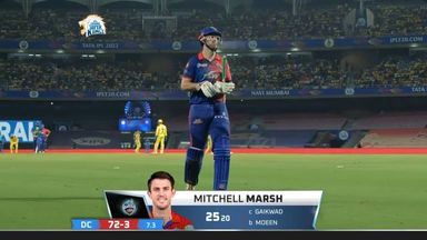 M55: CSK vs DC – Mitchell Marsh Wicket