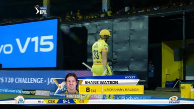 M44: CSK vs MI – Shane Watson Wicket