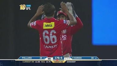 M51: MI vs KXIP – Fall Of Wickets