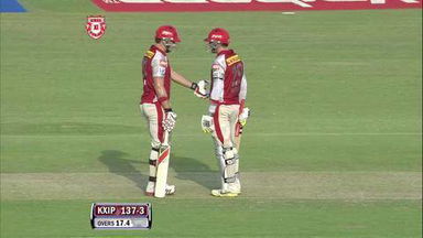 Match 33 KXIP vs MI – Hussey's 3rd Six