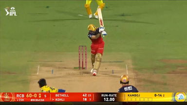 IPL 2025 M52: RCB vs CSK - Virat Kohli Six