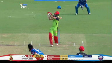 M20: RCB vs DC –  Moeen Ali Six