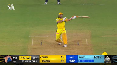 M59: GT vs CSK – MS Dhoni Six