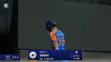 IND vs ENG 2025, 5th T20I: Rinku Singh Wicket