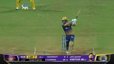 M15: KKR vs CSK – Pat Cummins Six
