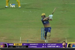 M15: KKR vs CSK – Pat Cummins Six