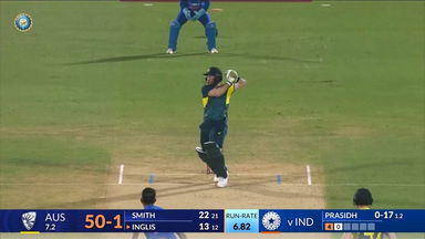 IND vs AUS 2023-24, 1ST T20I: Josh Inglis Six