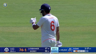 Ranji Trophy 2025 SF2, Vidarbha vs Mumbai: Dhruv Shorey sets the platform with 74(109)