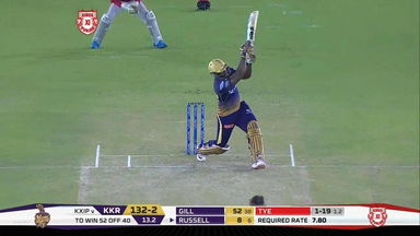 M52: KXIP vs KKR – Andre Russell Six