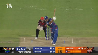 M58: SRH vs LSG –  Marcus Stoinis  Six