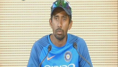 Wriddhiman Saha speaks about fitness and keeping