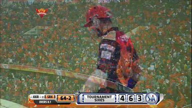 M43: SRH vs KKR – Naman Ojha Six