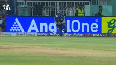 Excellent grab: Raj Angad Bawa's impressive running catch