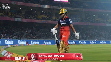 Wicket: Match 16, Royal Challengers Bengaluru vs Mumbai Indians, WPL 2026: Sayali Satghare Wicket
