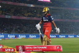Wicket: Match 16, Royal Challengers Bengaluru vs Mumbai Indians, WPL 2026: Sayali Satghare Wicket