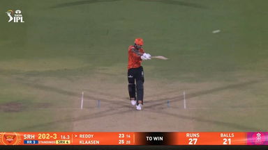 IPL 2026 M36: RR vs SRH - Nitish Kumar Reddy Six