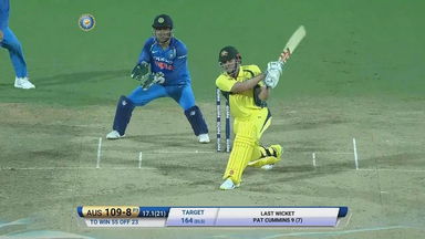 IND vs AUS 2017, 1st ODI: James Faulkner Six