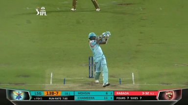 M42: PBKS vs LSG – Dushmantha Chameera Six