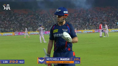 IPL 2025 M64: GT vs LSG - Mitchell Marsh Wicket