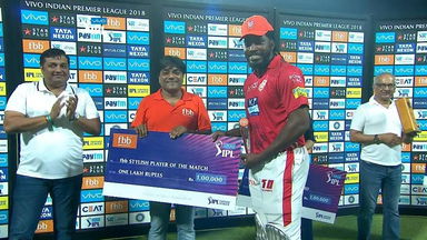 M18: KKR vs KXIP – fbb Stylish player of the match –  Chris Gayle